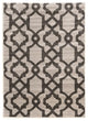Linon Elegance Geo Power Loomed Polypropylene 8'x10' Rug in Gray