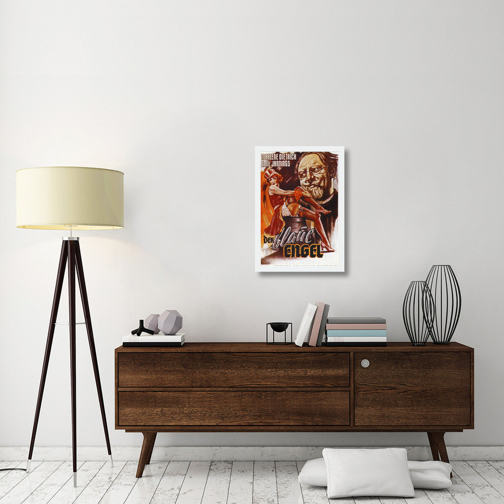 "German - Blue Angel" Stretched Canvas Giclee by Hollywood Photo Archive, 21x30"