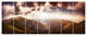 Polonina Borzava Panorama, Landscape Canvas Art Print, 83"x32", 7 Panels