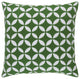 Surya Perimeter PER-004 18"x18" Pillow Kit, Dark Green/White