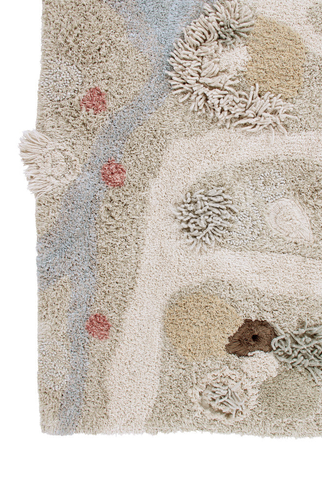 Path of Nature Machine Washable Play Rug, 4'x5'3"