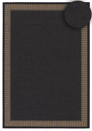Recife Wicker Stitch 1681/2000, Black/Cocoa, 7'6" X 10'9"