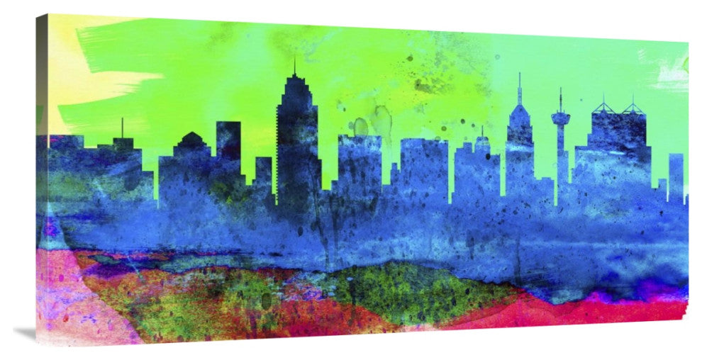 "San Antonio City Skyline" Fine Art Print