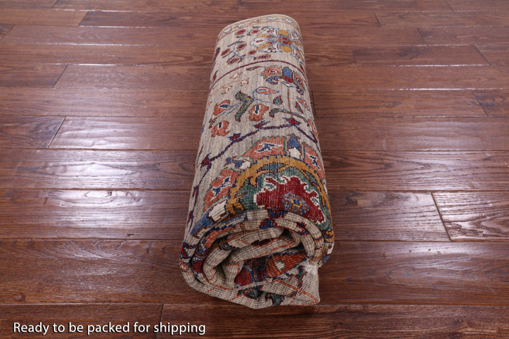 Persian Tabriz Handmade Wool Rug 5' 2" X 6' 11" Q9979