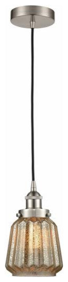 Innovations 616-1PH-SN-G146 1-Light Mini Pendant, Brushed Satin Nickel