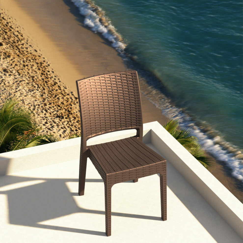 Compamia Florida Outdoor Dining Chairs, Set of 2, Brown