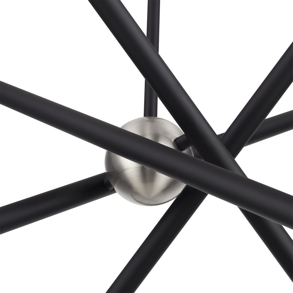 Soho 8-Light Black Chandelier