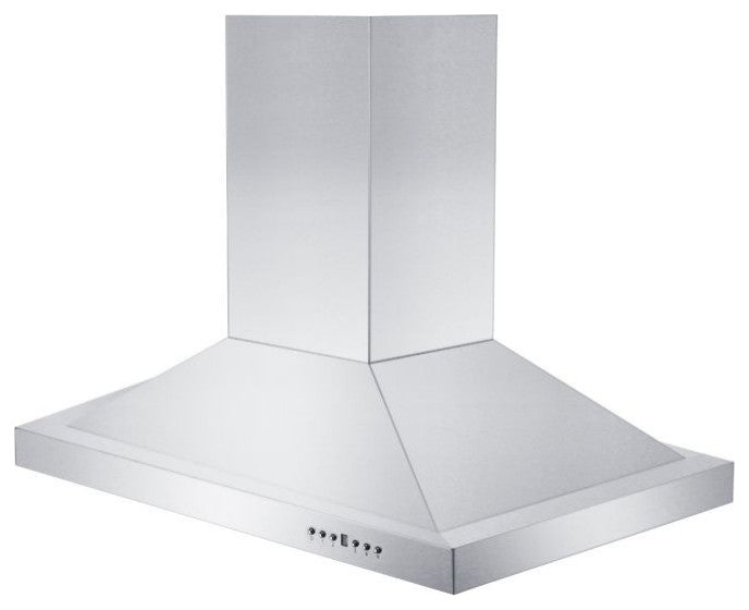 ZLINE 42" Ducted Island Mount Range Hood with Remote Blower in Stainless Steel