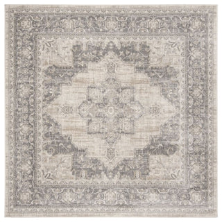 Safavieh Brentwood 6'7" Square Rug in Cream and Gray