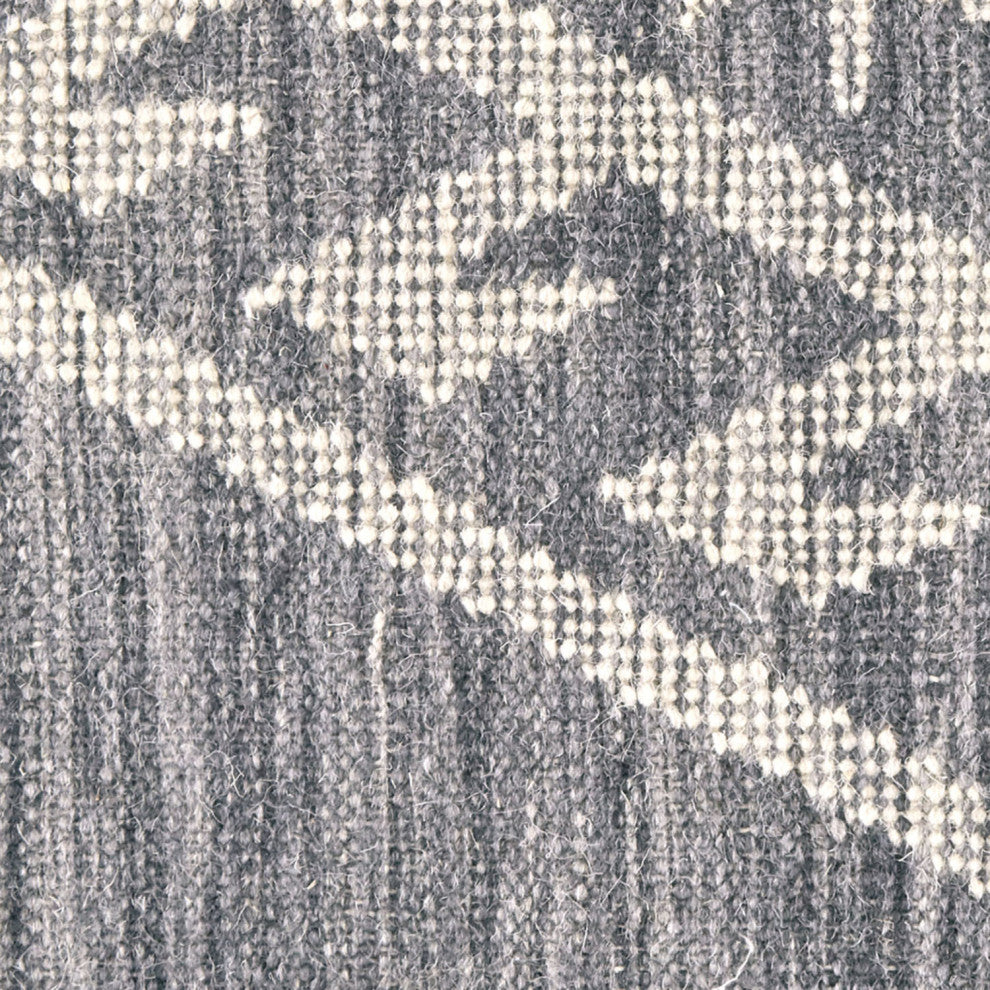 Weave & Wander Bray Navy/Ivory Rug, 10'x14'