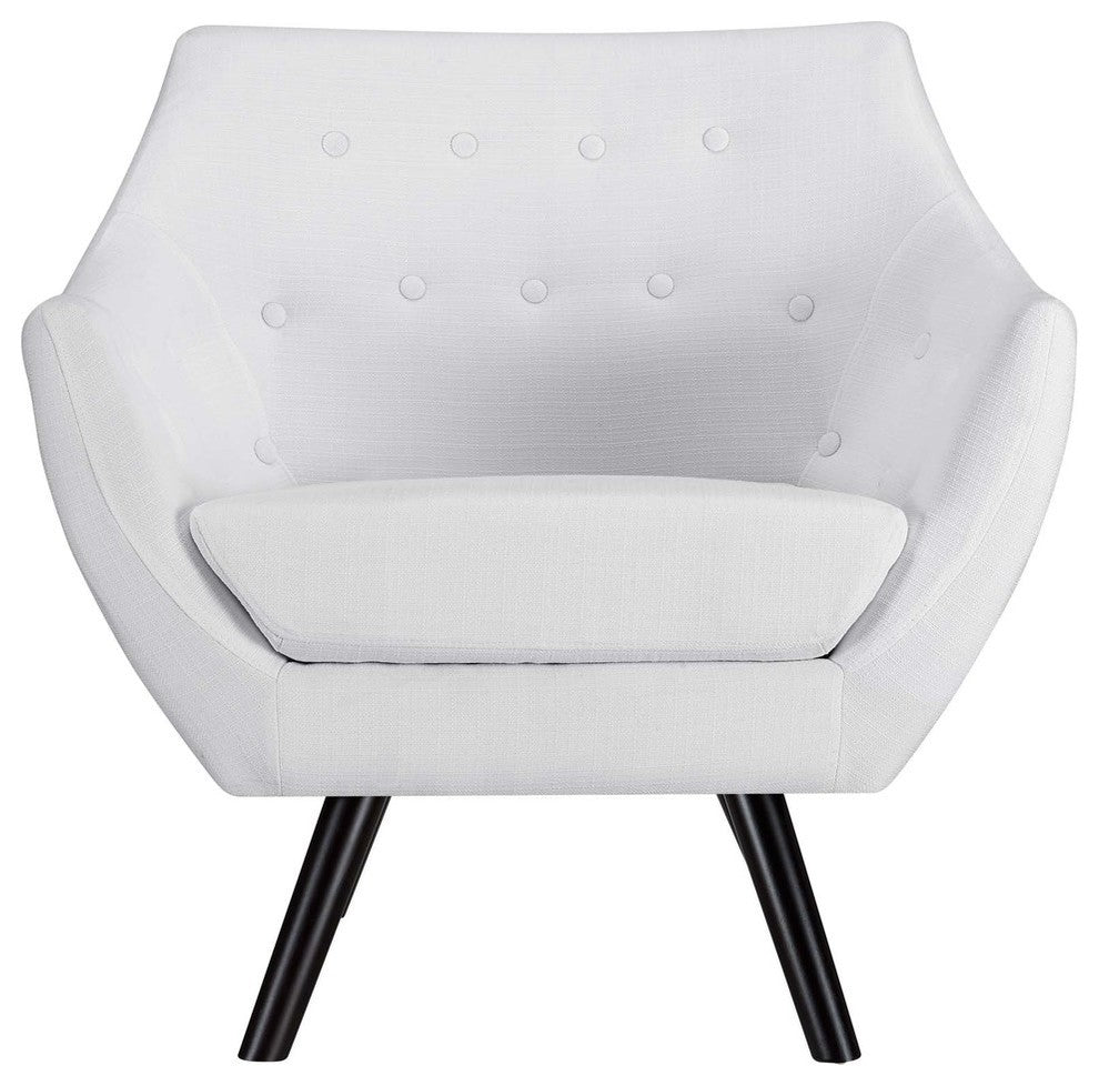 Modern White Allegory Armchair