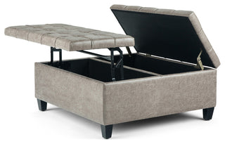Harrison Coffee Table Storage Ottoman