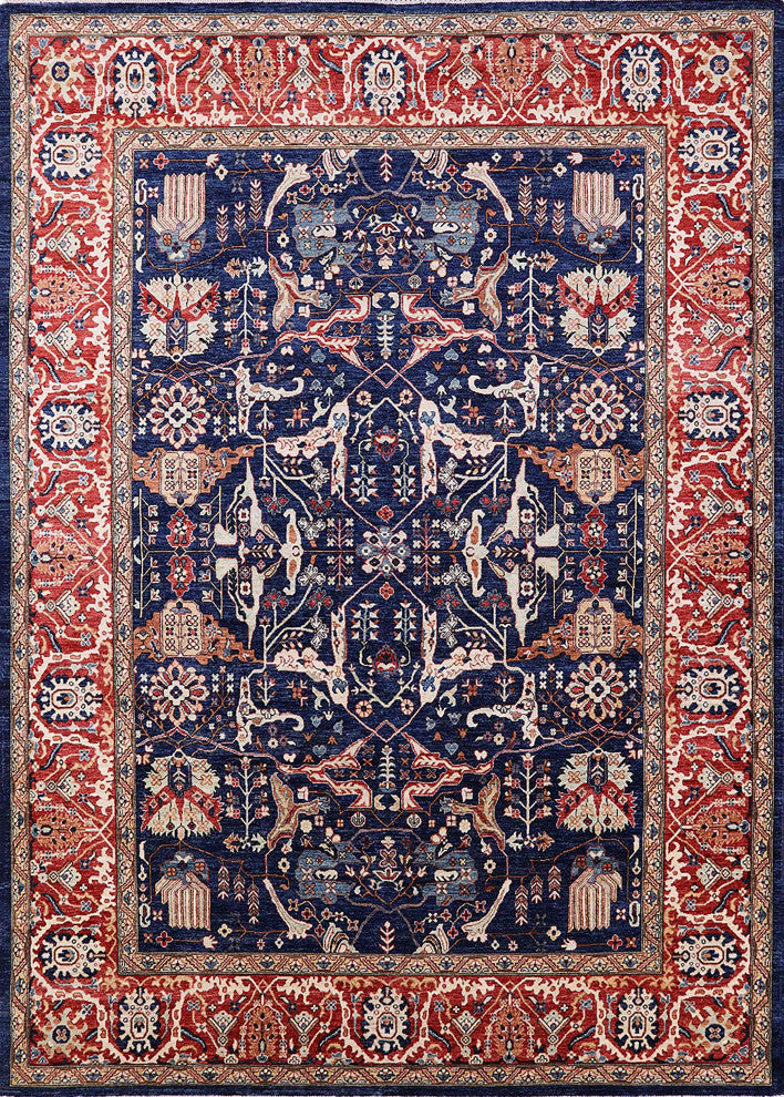 Ahgly Company Indoor Rectangle Mid-Century Modern Area Rugs, 7' x 10'