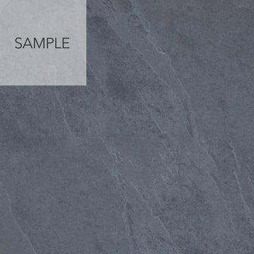12"x 12" Brazilian Montauk Black Cleft Slate Tile, Sample