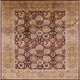 Ahgly Company Indoor Square Mid-Century Modern Area Rugs, 7' Square