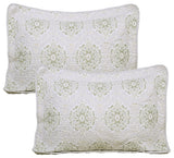 Bloom Medallion 5-Piece Printed Microfiber Quilt Set, Queen