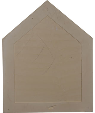 24"W x 30"H Peaked Gable Vent Louver, Decorative