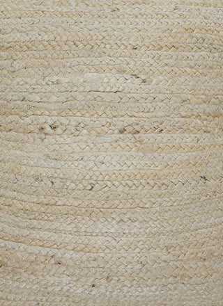 Ox Bay Handwoven Tan Solid Organic Jute Pillow Cover, 20"x20"