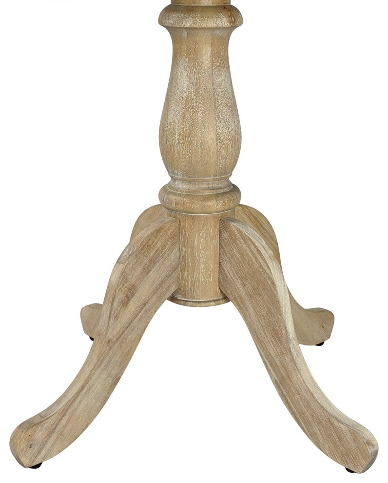 Fairview 36" Round Pedestal Bar Table, Natural Driftwood