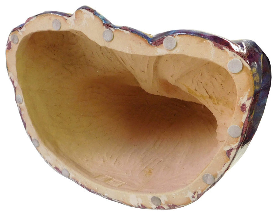 Chinese Ceramic Blue Glaze Sitting Buddha Statue