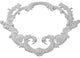 26"W x 16 1/2"H x 1"P Turin Center Onlay
