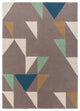 Surya Scion SCI-39 2'x3' Rug, Camel/Cream/Bright Blue/Mint
