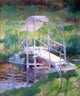 John Twachtman The White Bridge, 20"x25" Gallery Wrapped Canvas Print