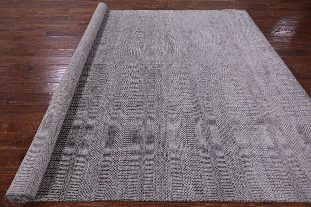 Savannah Gabbeh Wool and Silk Hand-Knotted Rug 7' 10" X 10' 1" Q7253