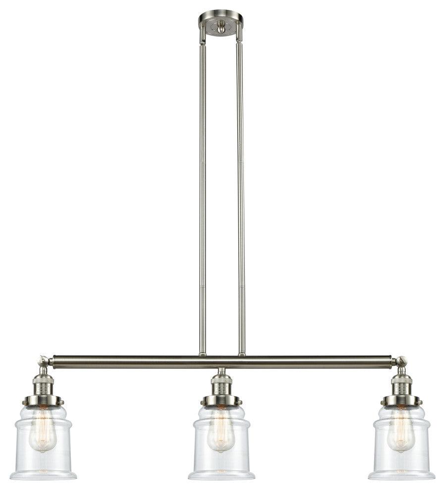 Innovations Lighting 213-Sn-S-G182-Led 3 Light Dimmable Led Island Light