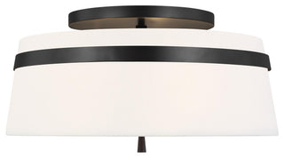 Cordtlandt Large Semi-Flush Mount, Aged Iron