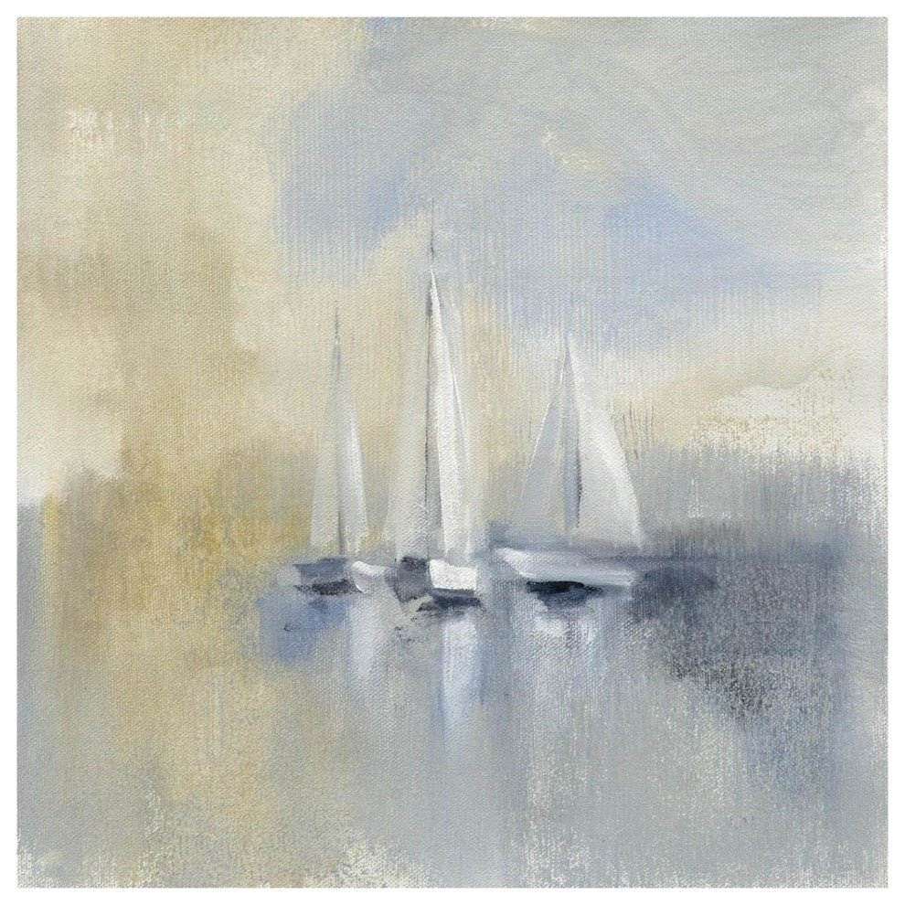 "Morning Sail I" Digital Paper Print by Silvia Vassileva, 38"x38"