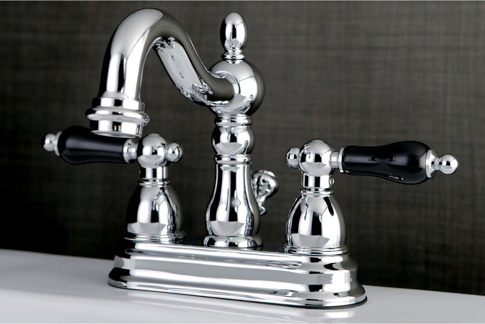 Kingston Brass 4" Centerset Bathroom Faucet, Polished Chrome