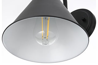 Home Living 8" Outdoor Wall Sconce, Black
