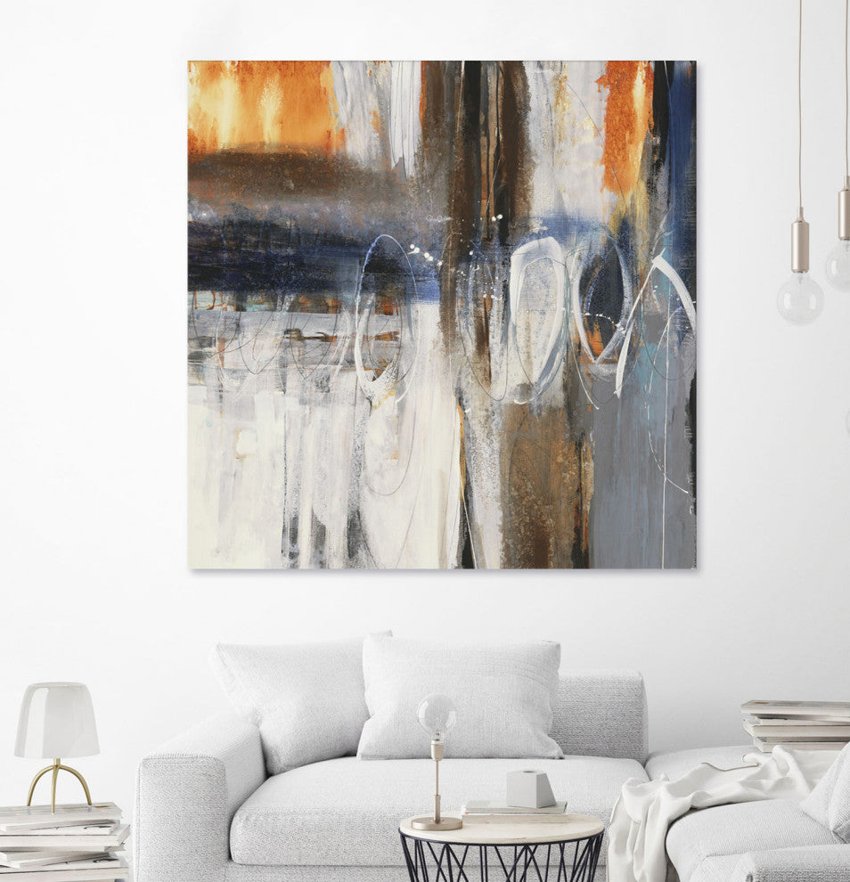 Back to the Future - 54 x 54 by Liz Jardine