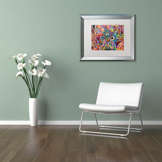 Josh Byer 'Modern Diplomacy' Art, Silver Frame, White Mat, 20x16
