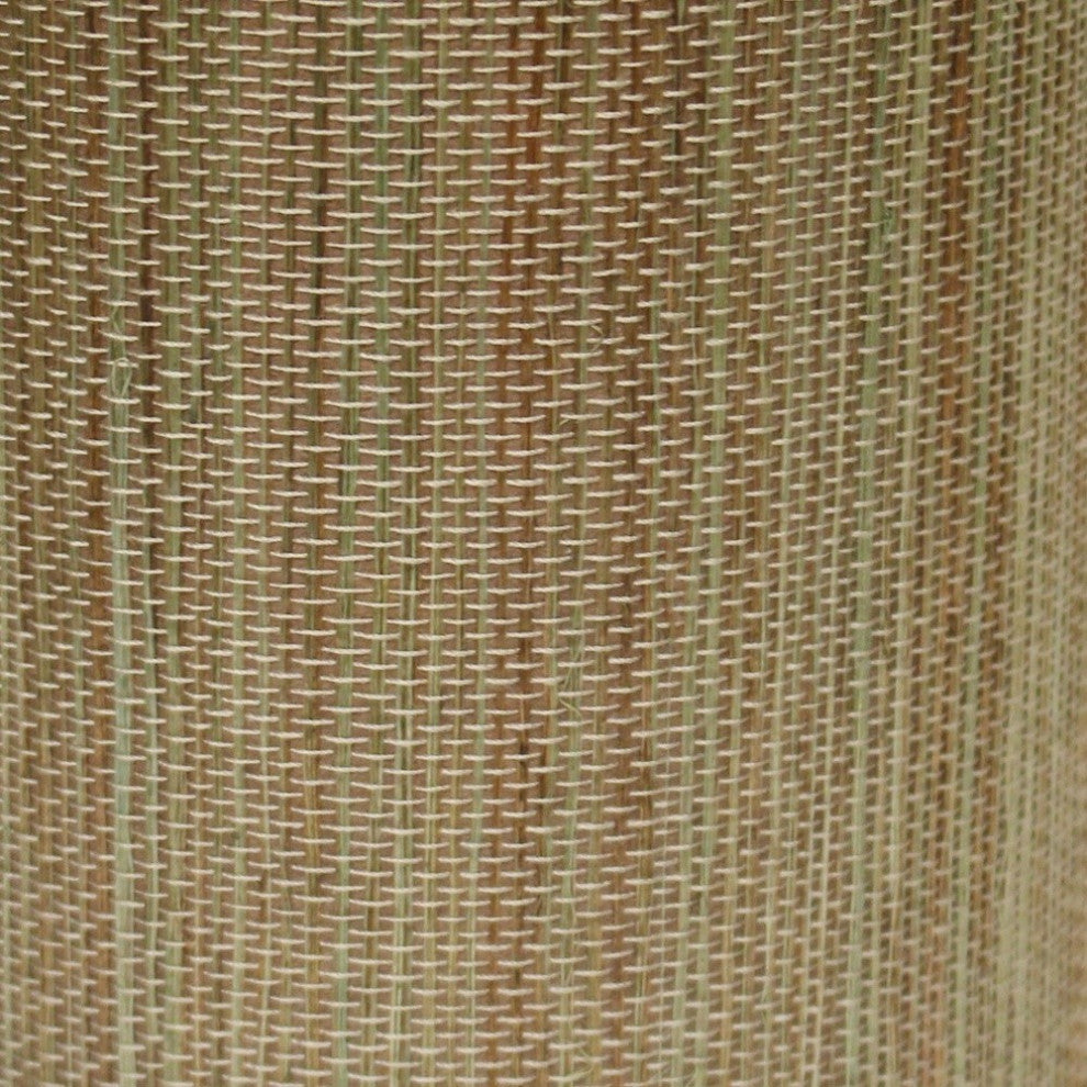 5" Multicolor Grasscloth Set of 6 Drum Chandelier Grasscloth Lampshades