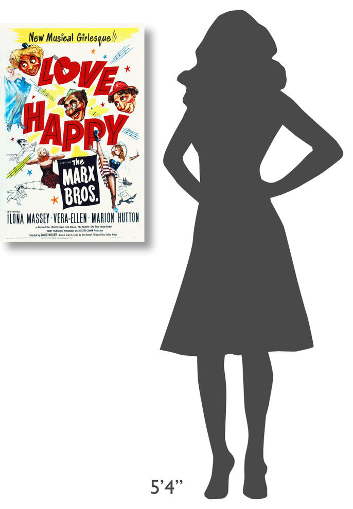 "Marx Brothers - Love Happy 03" Canvas by Hollywood Photo Archive, 20x30"