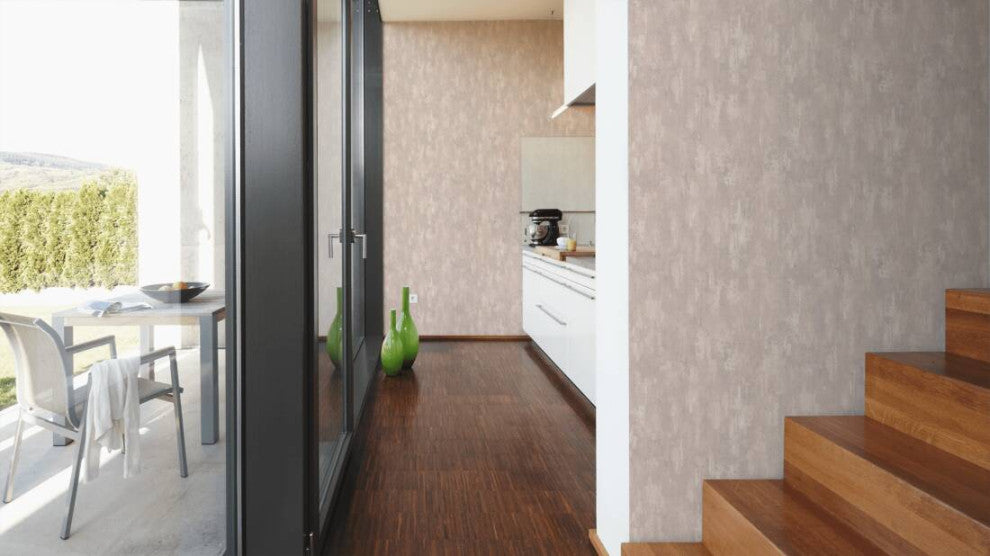 Plains Structures Textured Wallpaper, Plain, 306942, Beige, One Roll