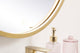Modern Brass Led Mirror
