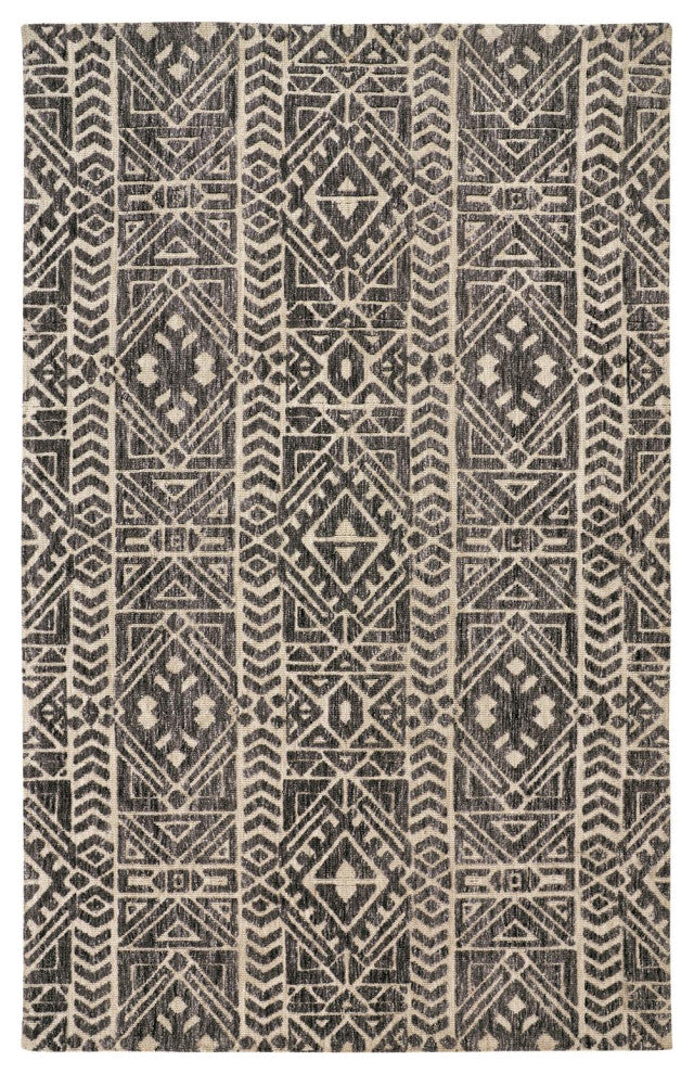 Weave & Wander Oliena Slate 9'6"x13'6" Power Loomed Area Rug