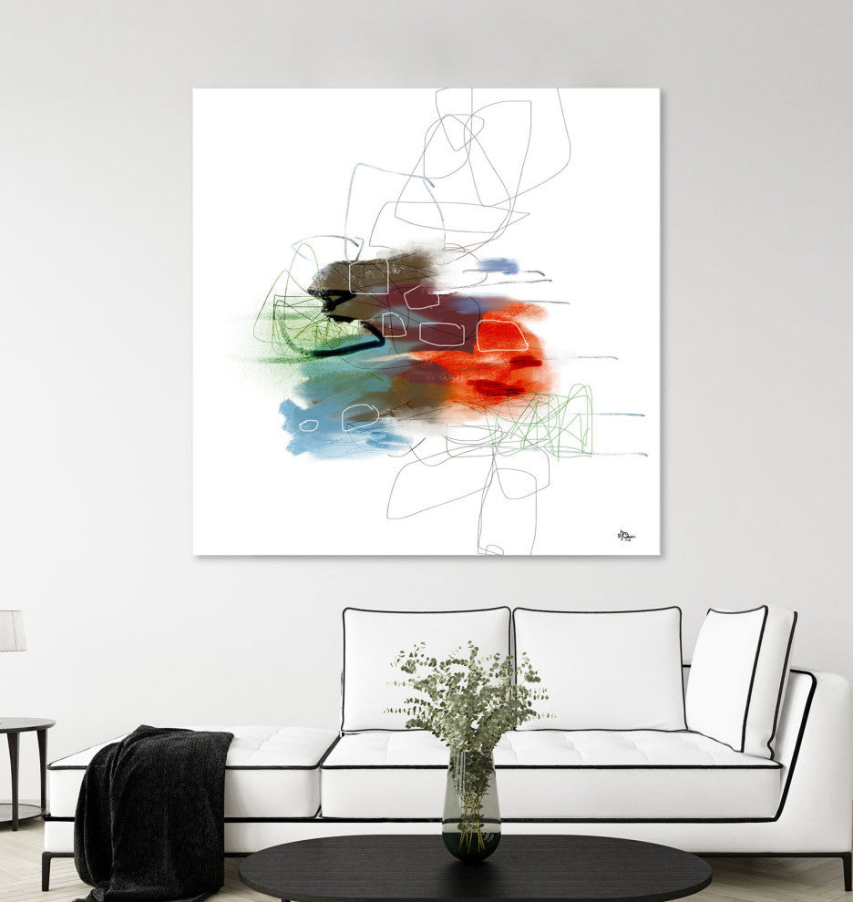Loving Life I - 72 x 72 by Lisa Ridgers