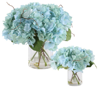 Uttermost Tranquil Blooms, Glass Vases Set of 2