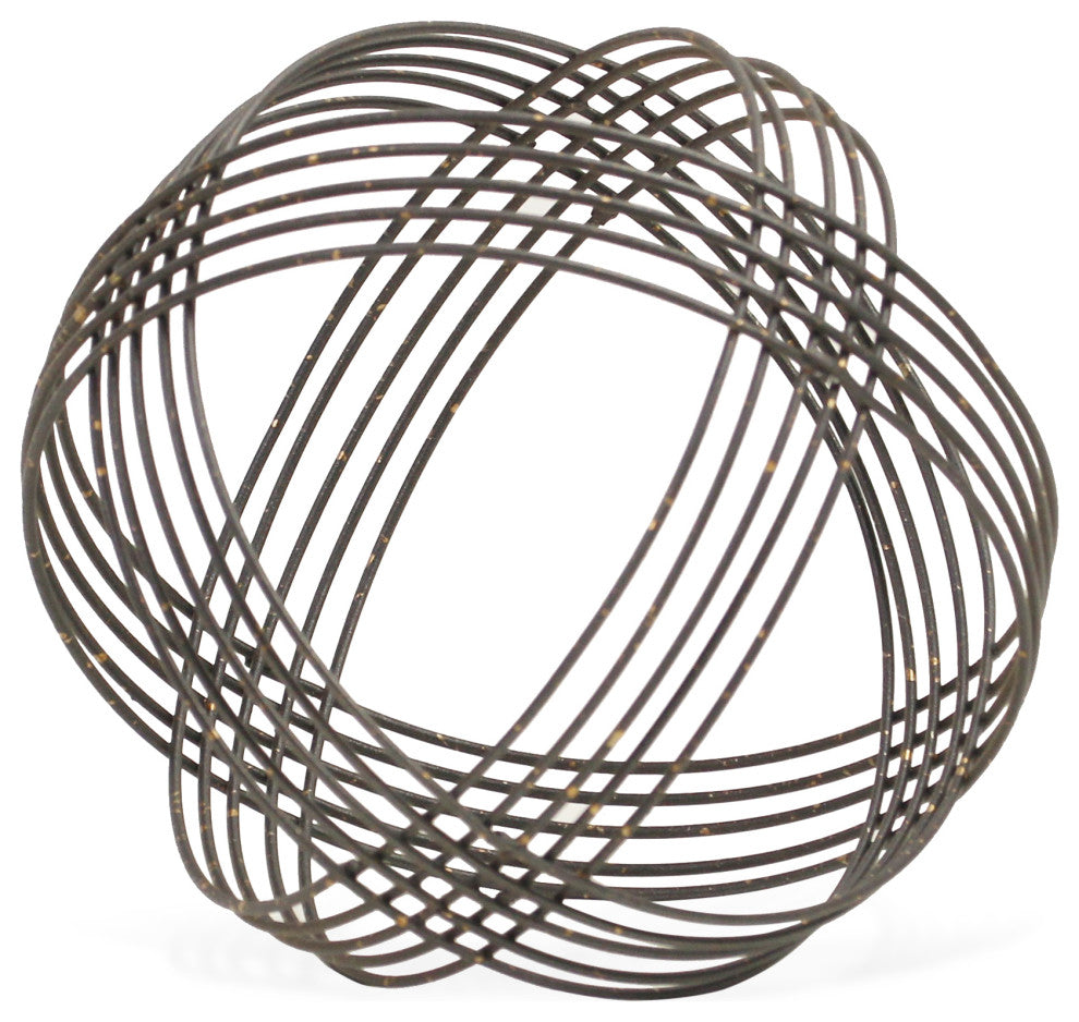 Silver Metal Orb 7" Diameter