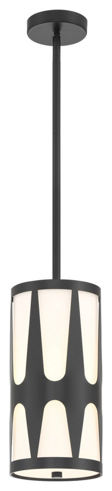 Black 1-Light Pendant, Royston Collection