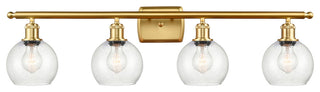 Innovations 516-4W-SG-G124-6 4 Light 36" Bath Vanity Light, Satin Gold