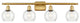 Innovations 516-4W-SG-G124-6 4 Light 36" Bath Vanity Light, Satin Gold