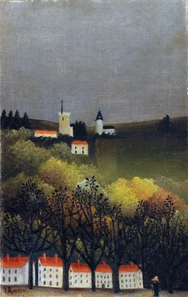 Henri Rousseau Landscape Wall Decal