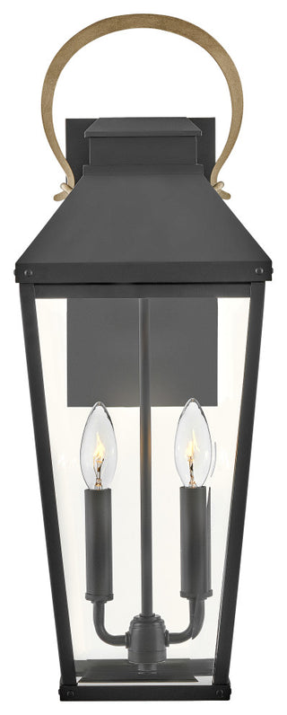 Hinkley Dawson Large Wall Mount Lantern, Black