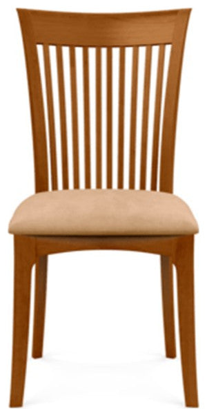 Copeland Sarah Upholstered Sidechair, Autumn Cherry, Sand Microsuede