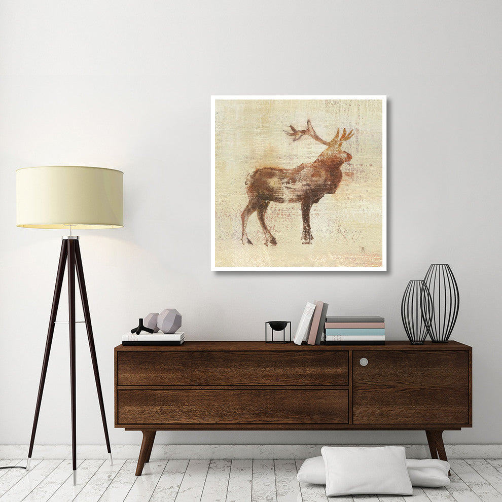 "Elk Study v2" Digital Paper Print by Studio Mousseau, 42"x42"